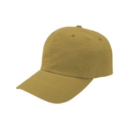 Recycled Cotton Dad Hat Mustard