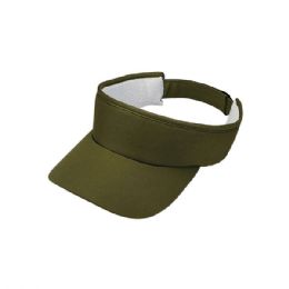 24 of Pro Style Twill Visor D.OLIVE