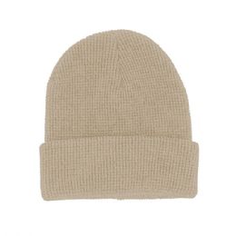 24 Pieces Waffle Knit Cuff Beanie BIRCH - Winter Beanie Hats