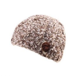 24 Pieces Infinity Selections Ladies' Fashion Knit Hat BROWN - Fashion Winter Hats