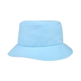 Microfiber Uv Packable Bucket Hat Baby Blue L
