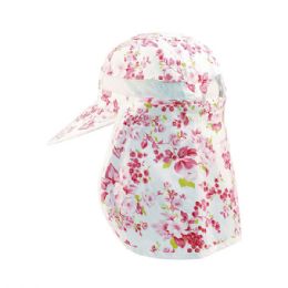 Ladies' Wide Brim Large Bill Cap Fuchsia