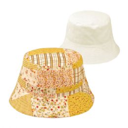 Toddler Reversible Bucket Hat Gold