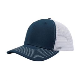 Deluxe Trucker Cap Smoke.bluE-White