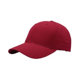 Deluxe Cotton Twill Cap Red