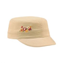 24 pieces Youth Peach Feel Cotton Fidel Army Cap KHAKI - Military Caps