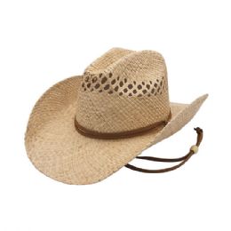 24 pieces Outback Raffia Cowboy Hat NATURAL - Cowboy & Boonie Hat
