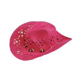24 pieces Ladies' Toyo Cowboy Hat FUCHSIA - Cowboy & Boonie Hat