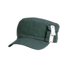 24 pieces Rip-Stop Fabric Army Cap OLIVE - Military Caps