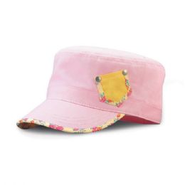 24 pieces Ladies' Fashion Army Cap PINK - Military Caps