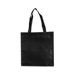24 pieces 80gram Non Woven Tote Bag BLACK - Tote Bags & Slings