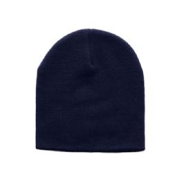 24 pieces Acrylic Beanie NAVY - Winter Beanie Hats