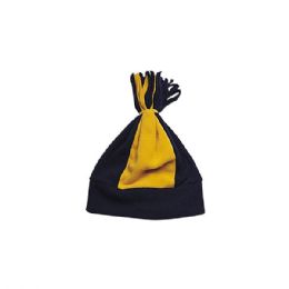 24 pieces Fleece Winter Hat NVY-GOLD - Winter Animal Hats