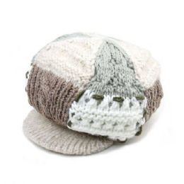 24 pieces Infinity Selections Ladies' Fashion Knit Hat NATURAL - Fashion Winter Hats