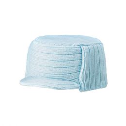 24 pieces Youth Knitted Army Beanie SKY.BLUE - Winter Beanie Hats