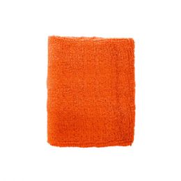24 pieces Cotton Terry Cloth Wristband ORANGE - Fitness and Athletics
