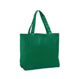 24 pieces Cotton Canvas Tote Bag KELLY - Tote Bags & Slings