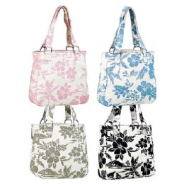 24 pieces Print Canvas Tote Bag STD - Tote Bags & Slings
