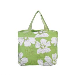 24 pieces 13oz Print Canvas Tote Bag L.MINT - Tote Bags & Slings