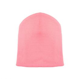 24 pieces Acrylic Beanie PINK - Winter Beanie Hats