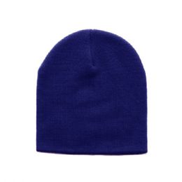 24 pieces Acrylic Beanie ROYAL - Winter Beanie Hats