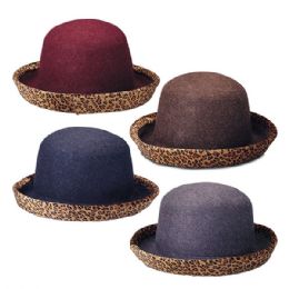 24 pieces LADIES' FELT HAT STD - Fashion Winter Hats