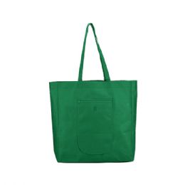 24 pieces 100gram Non Woven Tote Bag GREEN - Tote Bags & Slings