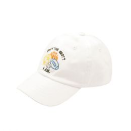 24 of Toddler Low Profile (Uns) Twill Cap WHITE
