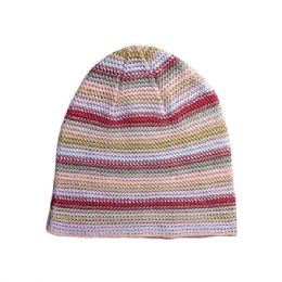 24 pieces Ladies' Crocheted Knitted Beanie LILAC - Winter Beanie Hats