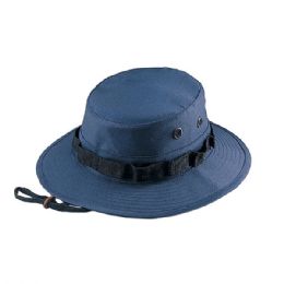 24 pieces Camouflage Twill Hunting Hat NAVY-M - Hunting Caps