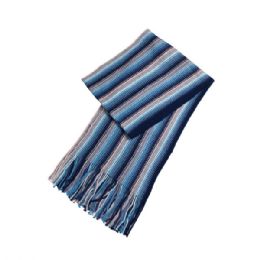 24 pieces Ladies' Crocheted Knited Scarf BLUE - Winter Scarves