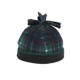 24 pieces Fleece Winter Hat D.GRN - Fashion Winter Hats