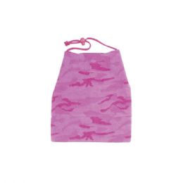 24 pieces Camo Fleece Hat L.PINK - Fashion Winter Hats