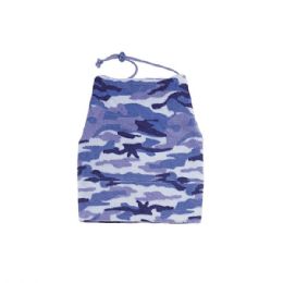 24 pieces Camo Fleece Hat L.BLUE - Fashion Winter Hats