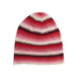 24 pieces Ladies' Crocheted Knitted Beanie RED - Winter Beanie Hats