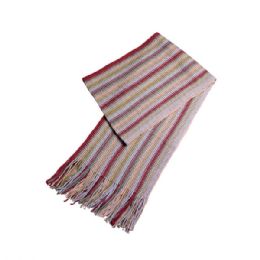 24 pieces Ladies' Crocheted Knited Scarf LILAC - Winter Scarves
