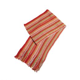 24 pieces Ladies' Crocheted Knited Scarf ORANGE - Winter Scarves