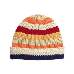 24 pieces Youth Crocheted Knit Beanie NATURAL-L - Winter Beanie Hats