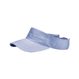 24 pieces Cotton Twill Washed Soft Visor LILAC - Fedoras, Driver Caps & Visor