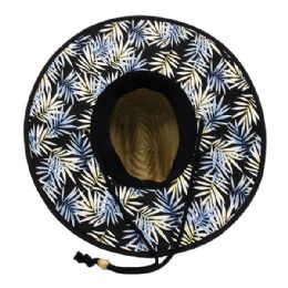 24 pieces  Lifeguard Straw Hat NTL-BL.LEAF - Sun Hats