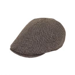24 pieces Wool Blend Ivy Cap BROWN - Baseball Caps & Snap Backs