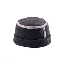 24 pieces Fleece Winter Hat CHARCOAL - Fashion Winter Hats