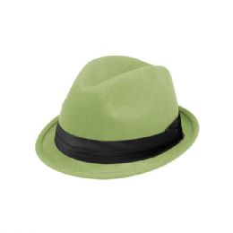 24 pieces Ladies Wool Felt Fedora Hat CACTUS - Fedoras, Driver Caps & Visor