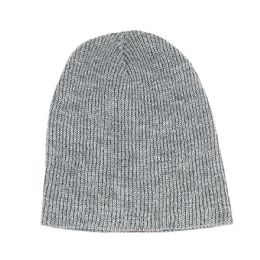 24 pieces Slouched Beanie HEATHER_GREY - Winter Beanie Hats