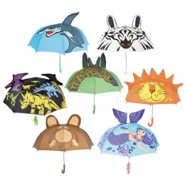 30 pieces 30pc Pop Up 3d Child Umbrella Assortment - Umbrellas & Rain Gear