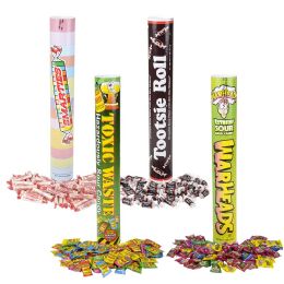 12 pieces Mega Tube 18" Candy Assortment 12pcs/case - Candy