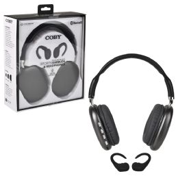 12 pieces Coby Wireless Headphone Combo - Headphones and Earbuds