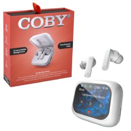 24 pieces Coby Earbuds With Smart Display - Headphones and Earbuds