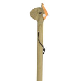 12 pieces 48 inch Wooden Elephant Walking Stick - Outdoor Recreation