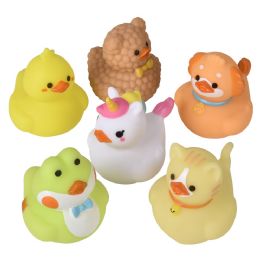 576 pieces 2" Kawaii Animal Rubber Duckies - Slime & Squishees